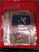 Vintage postcards including comic; book plates