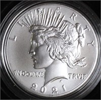 2021-P US Mint Peace Silver Dollar