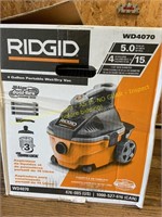 RIDGID 4g. 5.0 Peak HP WetDry Shop Vac