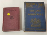 WWII & ZOOLOGY BOOKS