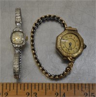 2 vintage gold filled watches, see notes