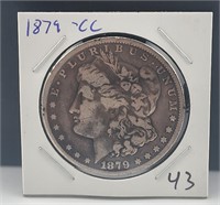 1879-CC Morgan Silver Dollar