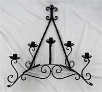 Spanish Wrought Iron Gothic Candle Wall Sconce