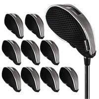 NEW - Andux Mesh Golf Iron Head Covers with C