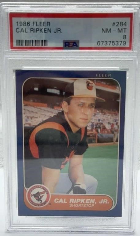 1986 fleer Cal Ripken Jr mint 8