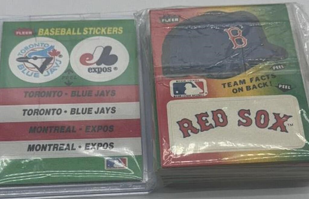 Baseball sticker set