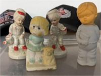 4 pc vintage figurines