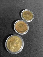 3 Babe Ruth Commemorative Coins