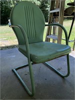 Vintage Metal Patio Arm Chair