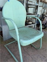 Vintage Metal Patio Arm Chair