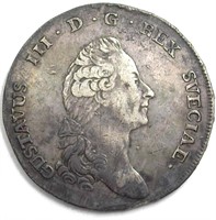 1791 Riksdaler Sweden