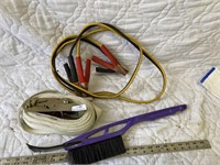 Lot - Jumper Cables - Heavy Duty Strap - Etc
