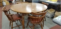 Ethan Allen table & 4 chairs