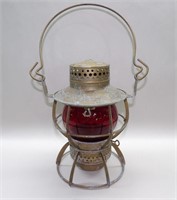Dressel Railroad Lantern w/ Red Globe