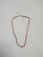 Timma collection copper  5 - strand necklace