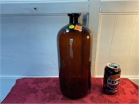Large antique medicine bottle, 13 inches tall