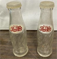 Vintage Small Pepsi Salt & Pepper Shakers 4"
