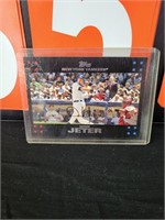 DEREK JETER TOPPS BASE BALL CARD