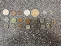 Misc. Foreign Coins 22 Total