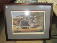 Framed & Matted Print "Looking Back" Wilson's