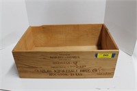 Large Wood Wine Crate From Glazer's Wholesale
