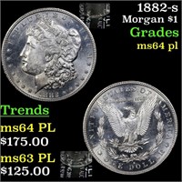 1882-s Morgan $1 Grades Choice Unc PL
