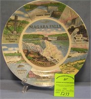 Souvenir plate from Prospect Point Niagara Falls