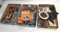 Assorted Tools And Supplies: - Glue Gun With