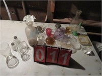 GLASSWARE GROGS, CUPS, CANDY DISH AND MORE