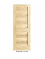 $238 - 28 in. x 80 in. WHITE Plantation Louver