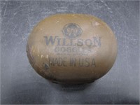 Old Willson Welding Goggles Tin Oval Top