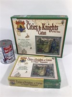 Jeux Cities & Knights of Catan et extension