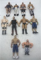 (JT) 10 WWE Action Figures Including John Cena,