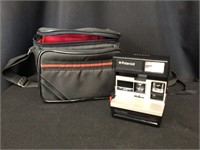 Polaroid Camera with Bag and Manuals