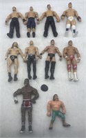 (JT) 10 WWE Action Figures Including Jake the