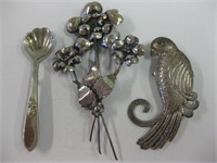 Sterling Vintage Brooches