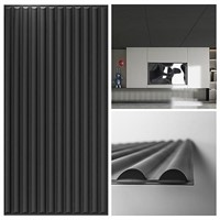 Art3d 2x4 ft Drop Ceiling Tiles in Black, 12-Shee