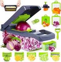 WF320  sktome Veggie Chopper 12-in-1, 8 Blades