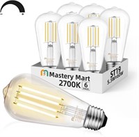 Mastery Mart Vintage LED Light Bulb 2700K Soft