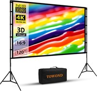 Towond 120 4K HD Projector Screen