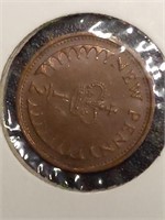 1971 England penny