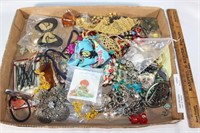 Large lot of costume jewelry/hair accs. etc.
