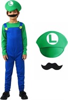 SIZE : L -  Super Brothers Costume for Kids -