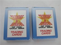 2 NIP Triumphs & Horrors Gulf War Trading Cards