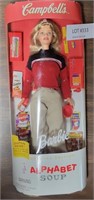 1999 NOS CAMPBELL'S ALPHABET SOUP BARBIE DOLL