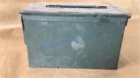 AMMO BOX WITH CONTENTS- SANDING PADS, ETC