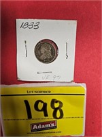 1833 CAPPED BUST DIME