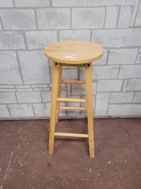 Wood stool