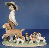 Lladro "My little explorers" figurine