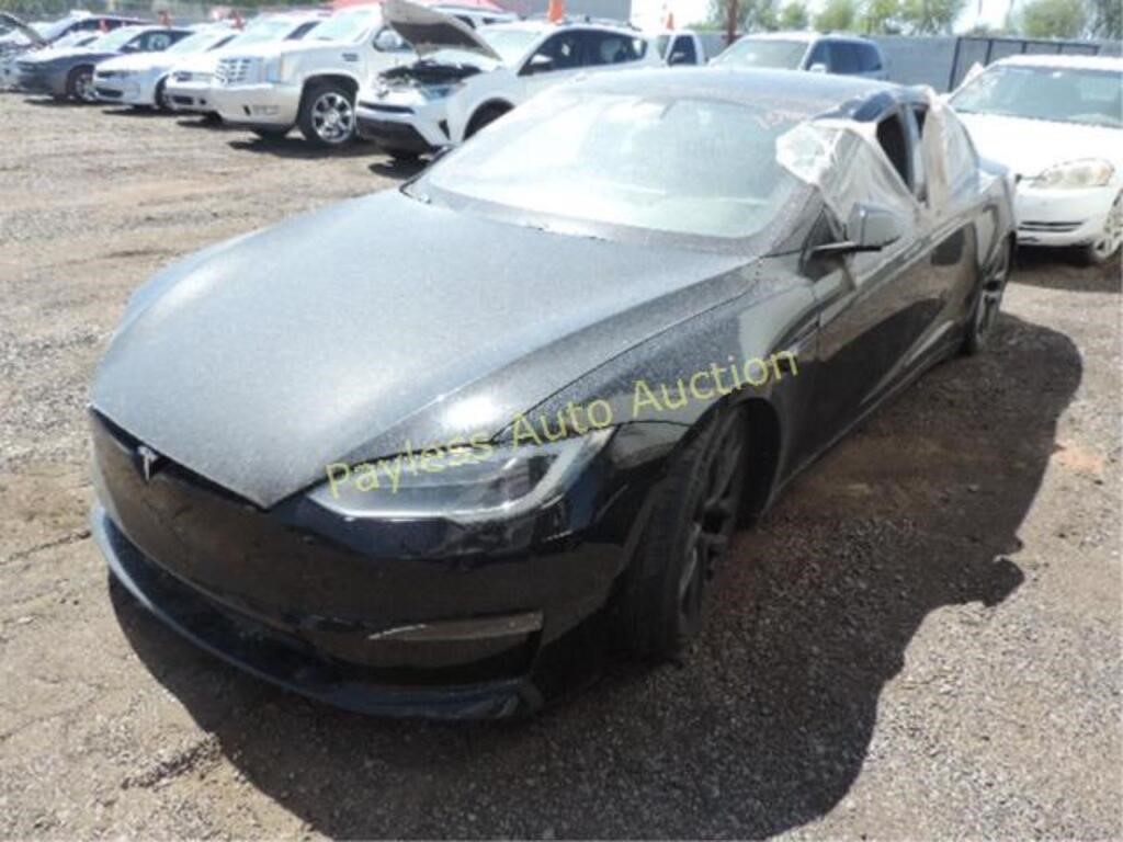 2021 Tesla Model S 5YJSA1E62MF436185 Black